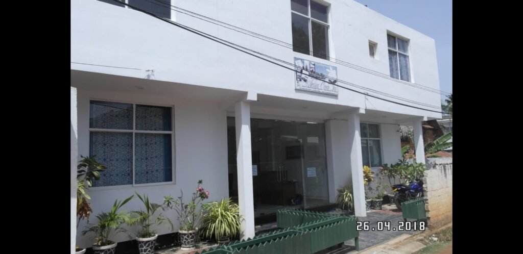 Outside view white colour