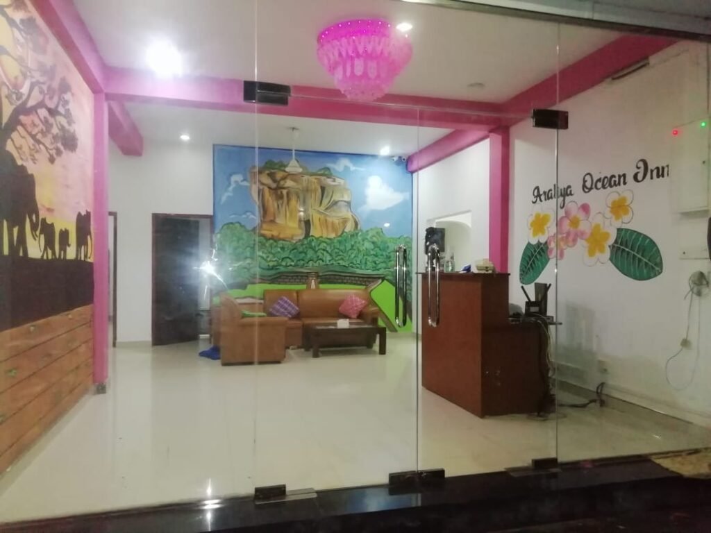 rose colour outside view